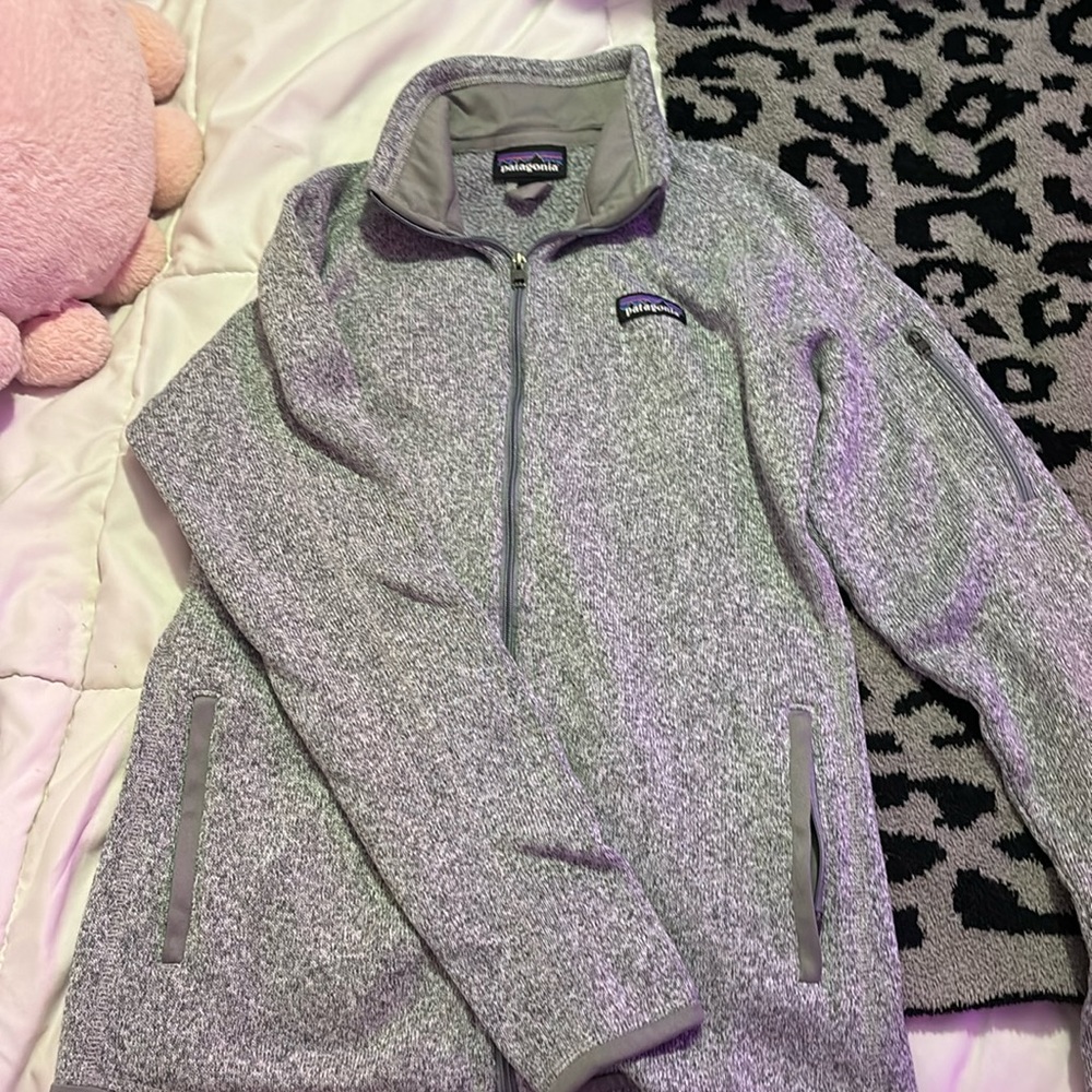Gray Patagonia zip up